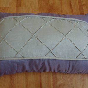 Decorator Pillow purple cream